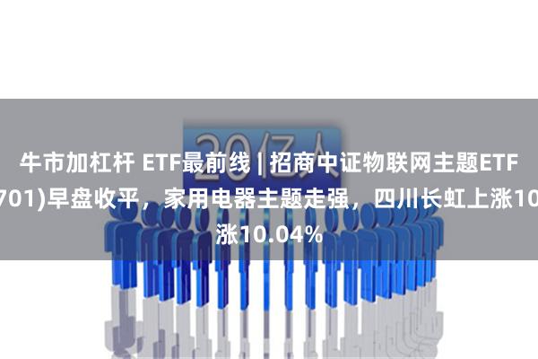 牛市加杠杆 ETF最前线 | 招商中证物联网主题ETF(159701)早盘收平，家用电器主题走强，四川长虹上涨10.04%