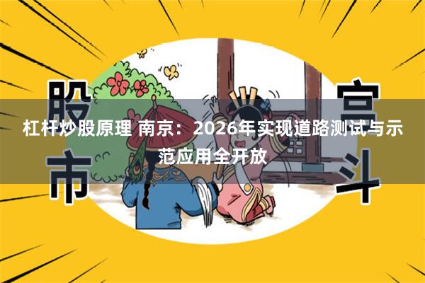 杠杆炒股原理 南京：2026年实现道路测试与示范应用全开放