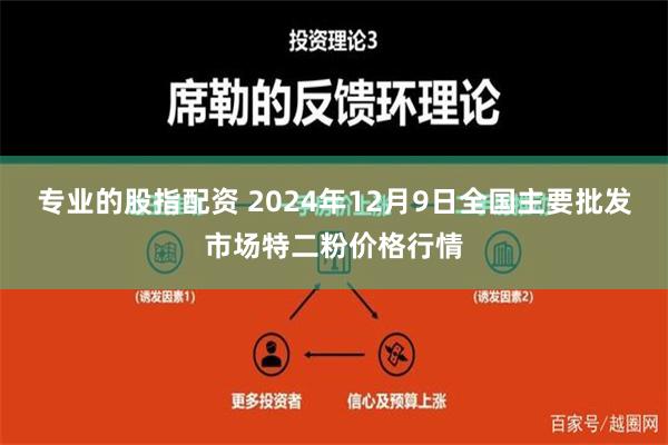 专业的股指配资 2024年12月9日全国主要批发市场特二粉价格行情